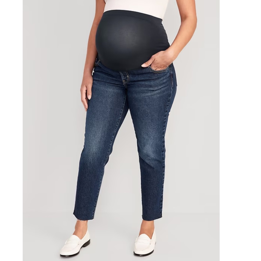 Old Navy Maternity Full Panel OG Straight Jeans